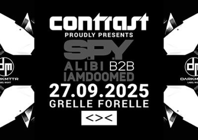 27/09 CONTRAST pres. DARKMTTR w/ S.P.Y + ALIBI + IAMDOOMED | 18+