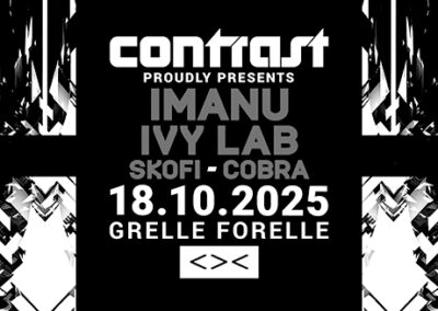 18/10 CONTRAST pres. DE_VERTE w/ IMANU + IVY LAB + SKOFI + COBRA | 18+
